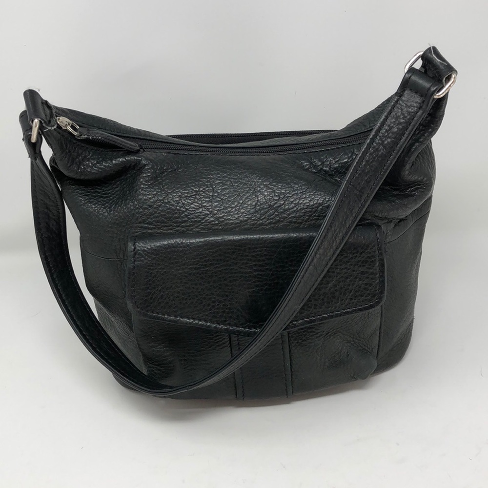 Fossil Black Leather Shoulder Bag